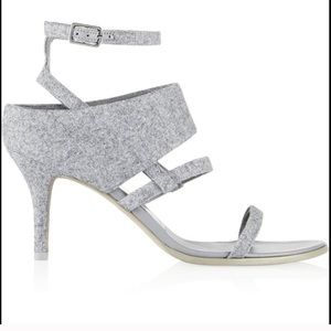 Alexander Wang Felt Sandals Collection Winter 2018